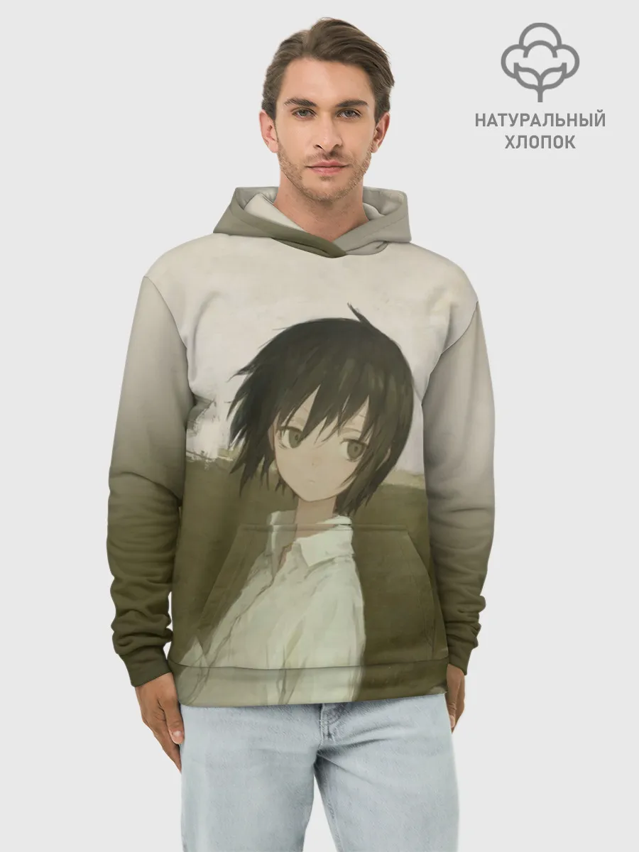 Худи мужской база хлопок / Масло