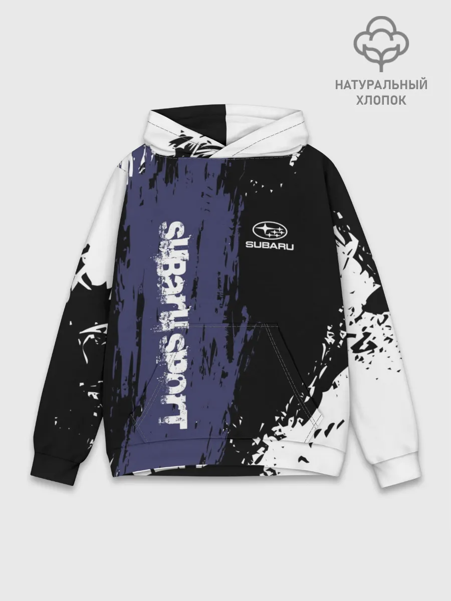 Худи мужской база хлопок / SUBARU | СУБАРУ