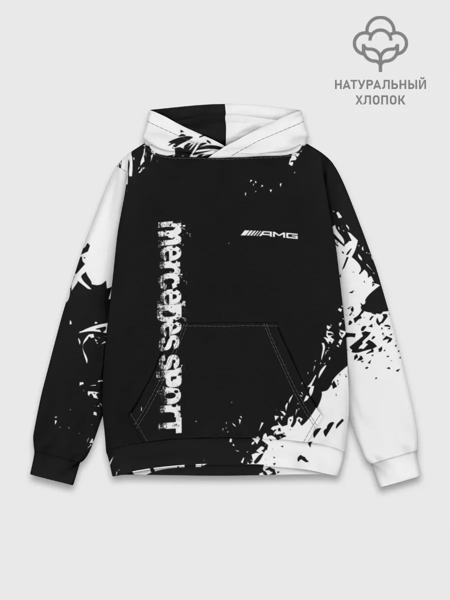 Худи мужской база хлопок / AMG SPORT