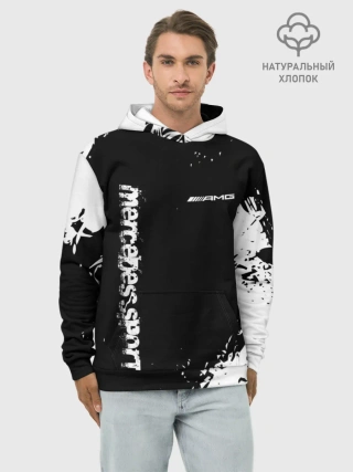 Худи мужской база хлопок / AMG SPORT