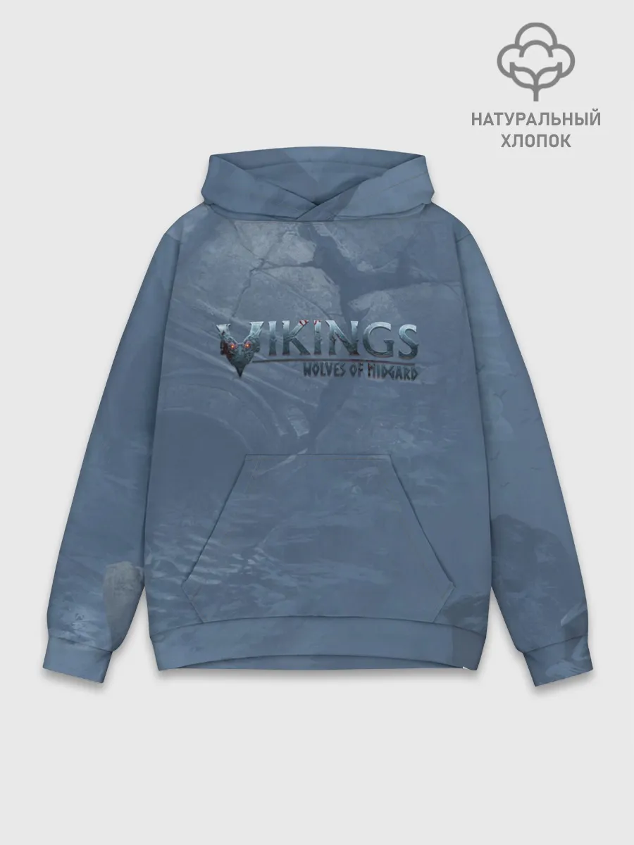 Худи мужской база хлопок / Vikings