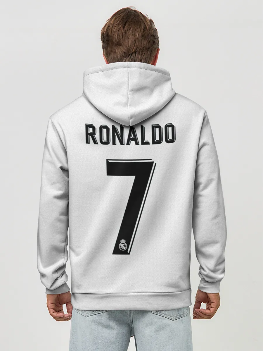 Худи мужской база хлопок / Криштиану Роналду Форма 18/19