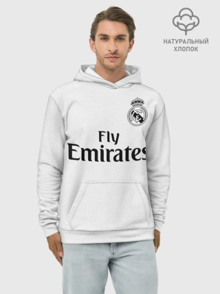 Худи мужской база хлопок / Криштиану Роналду Форма 18/19