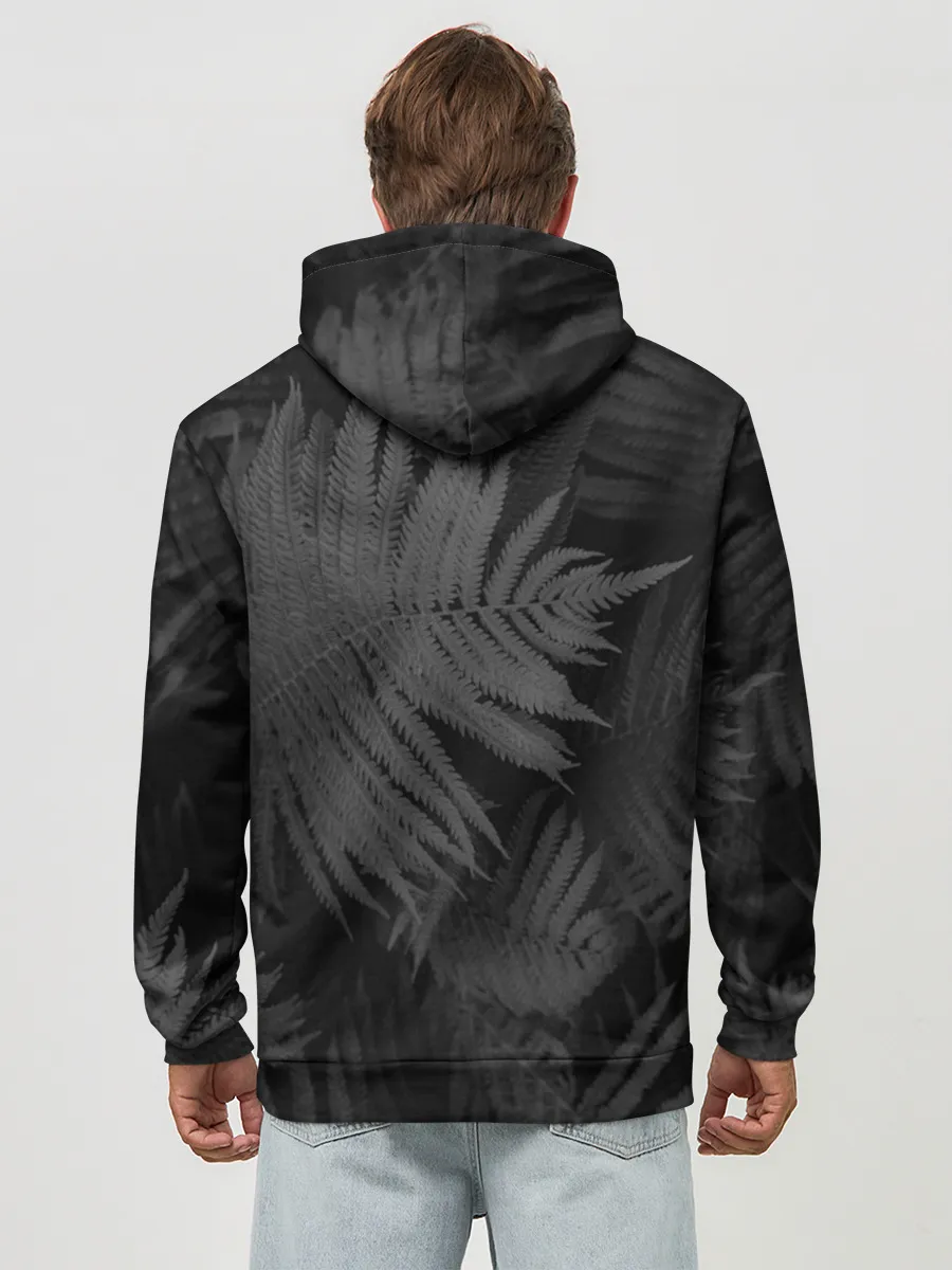 Худи мужской база хлопок / Neon light blue