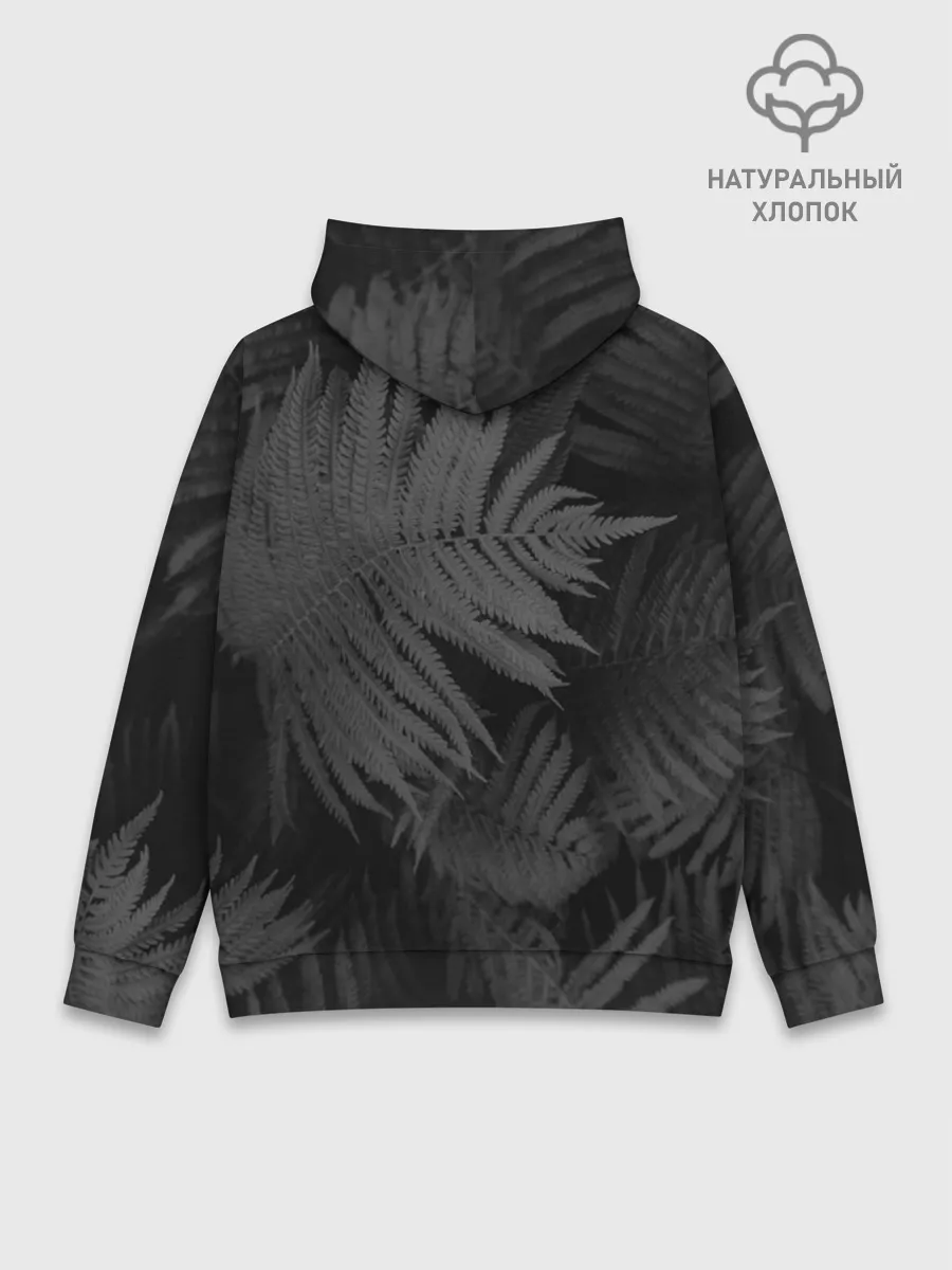 Худи мужской база хлопок / Neon light blue