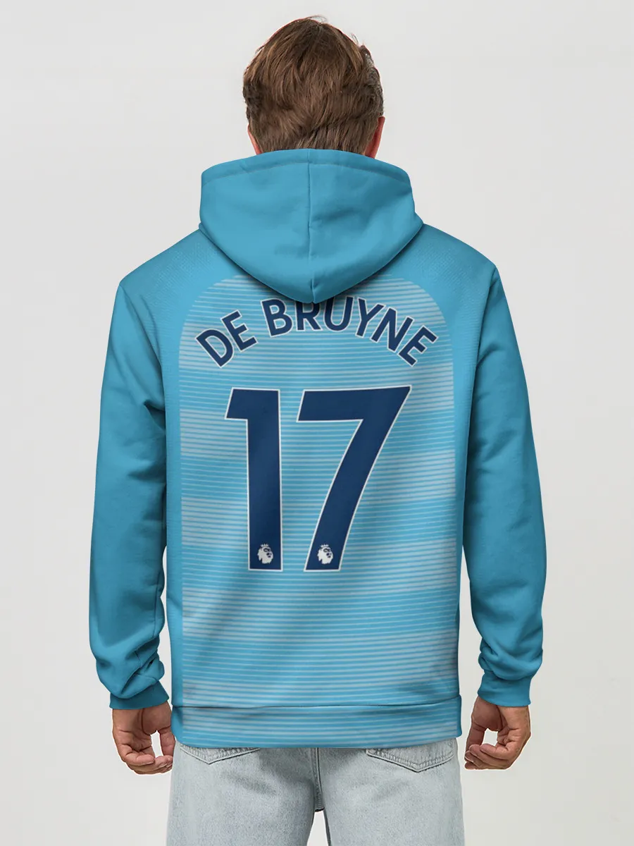Худи мужской база хлопок / Де Брюйне Форма Домашняя 18/19