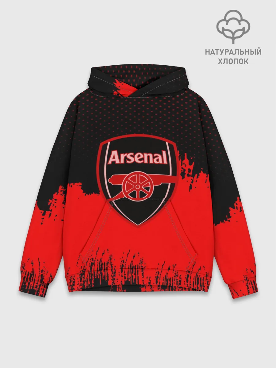 Худи мужской база хлопок / FC Arsenal Original uniform
