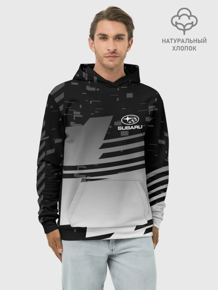 Худи мужской база хлопок / SUBARU SPORT