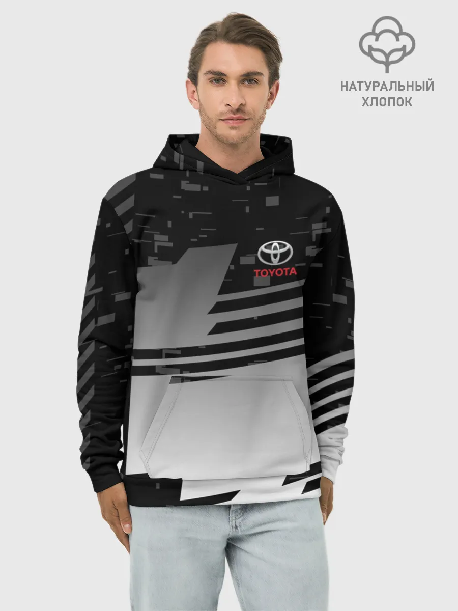 Худи мужской база хлопок / TOYOTA SPORT