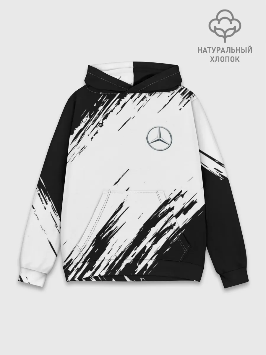 Худи мужской база хлопок / MERCEDES BENZ SPORT