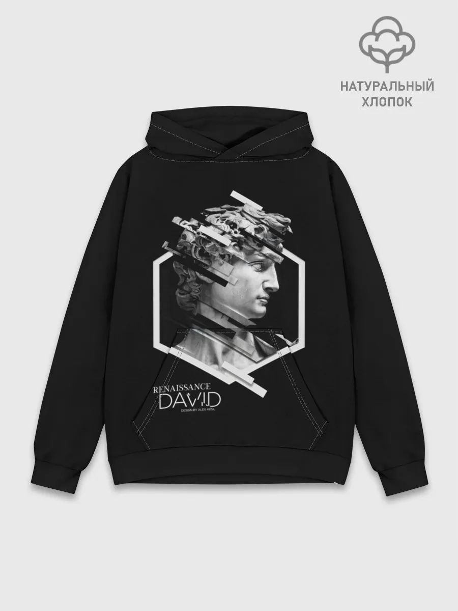 Худи мужской база хлопок / Renaissance David 3D