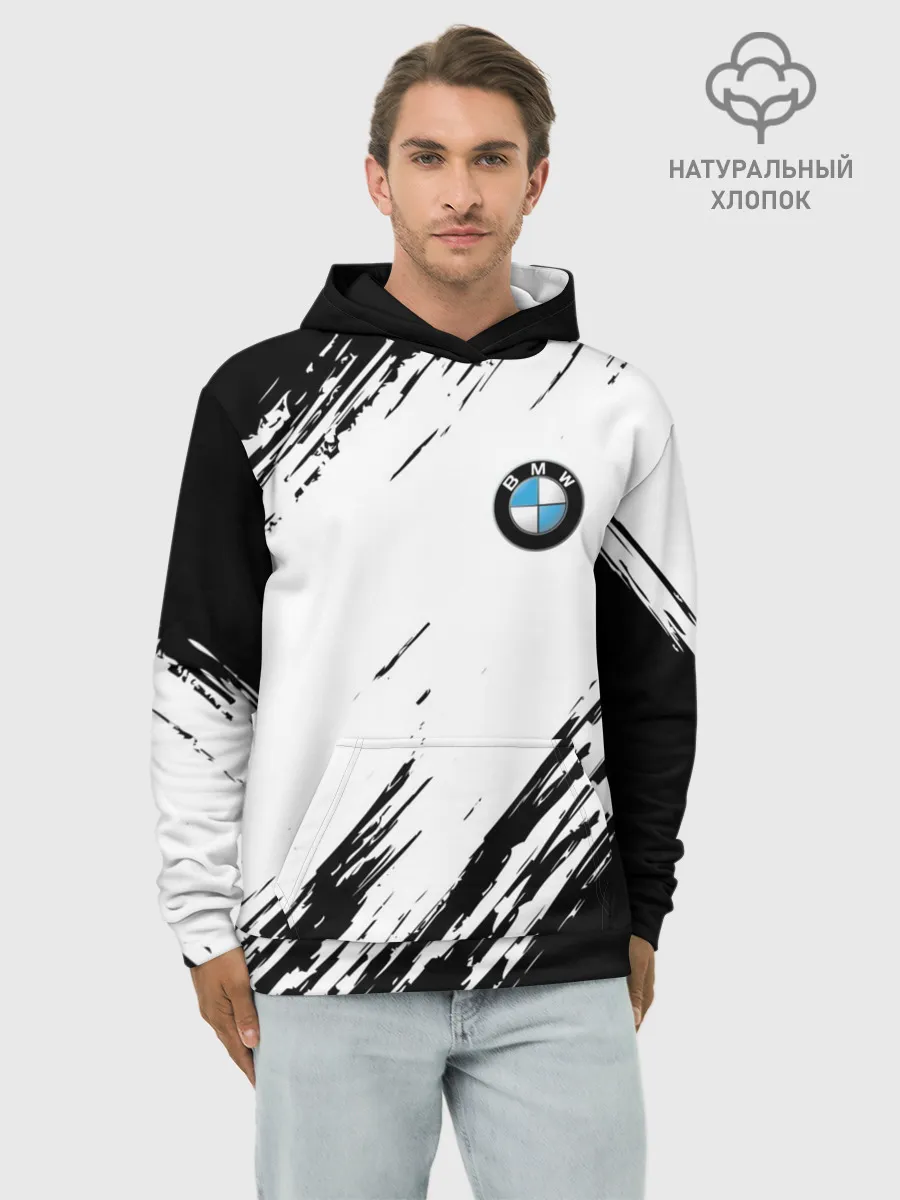 Худи мужской база хлопок / BMW | БМВ