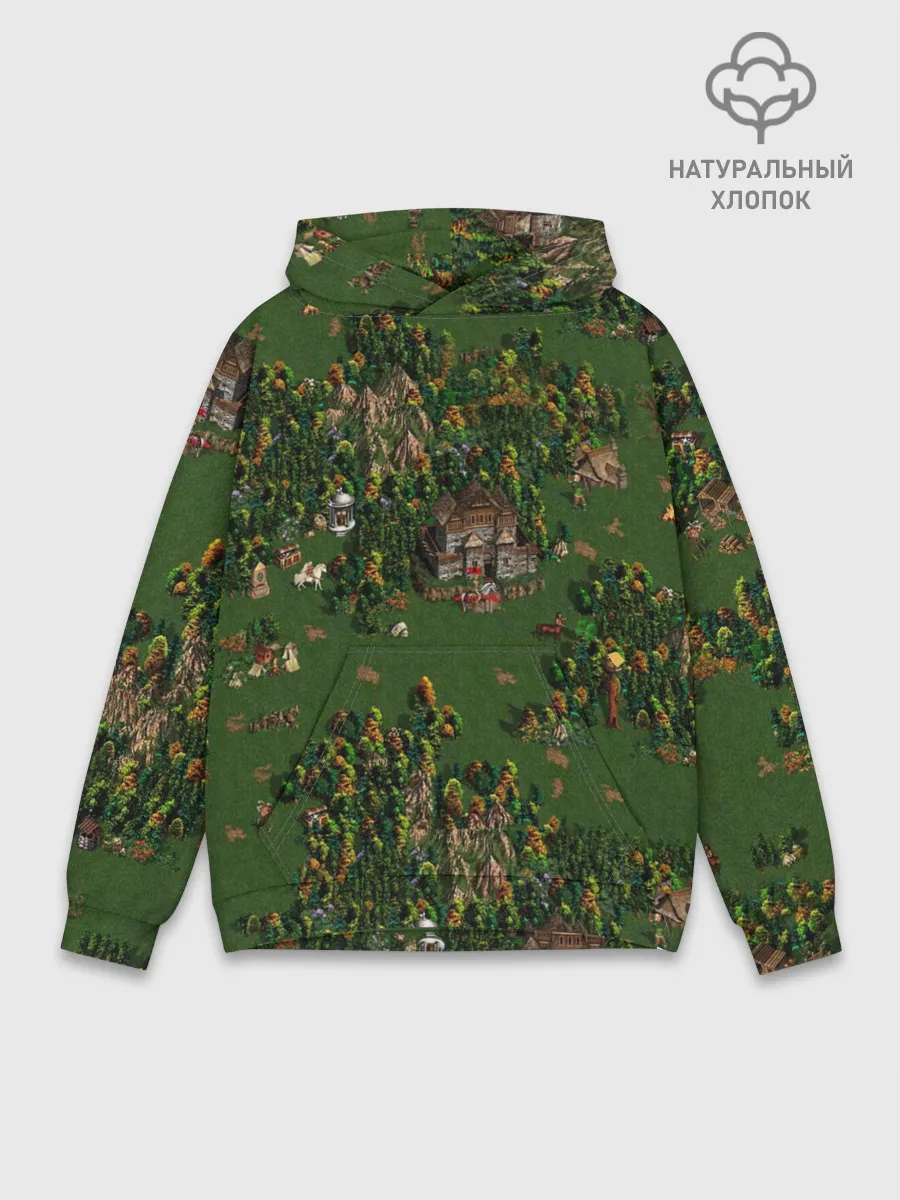 Худи мужской база хлопок / Герои