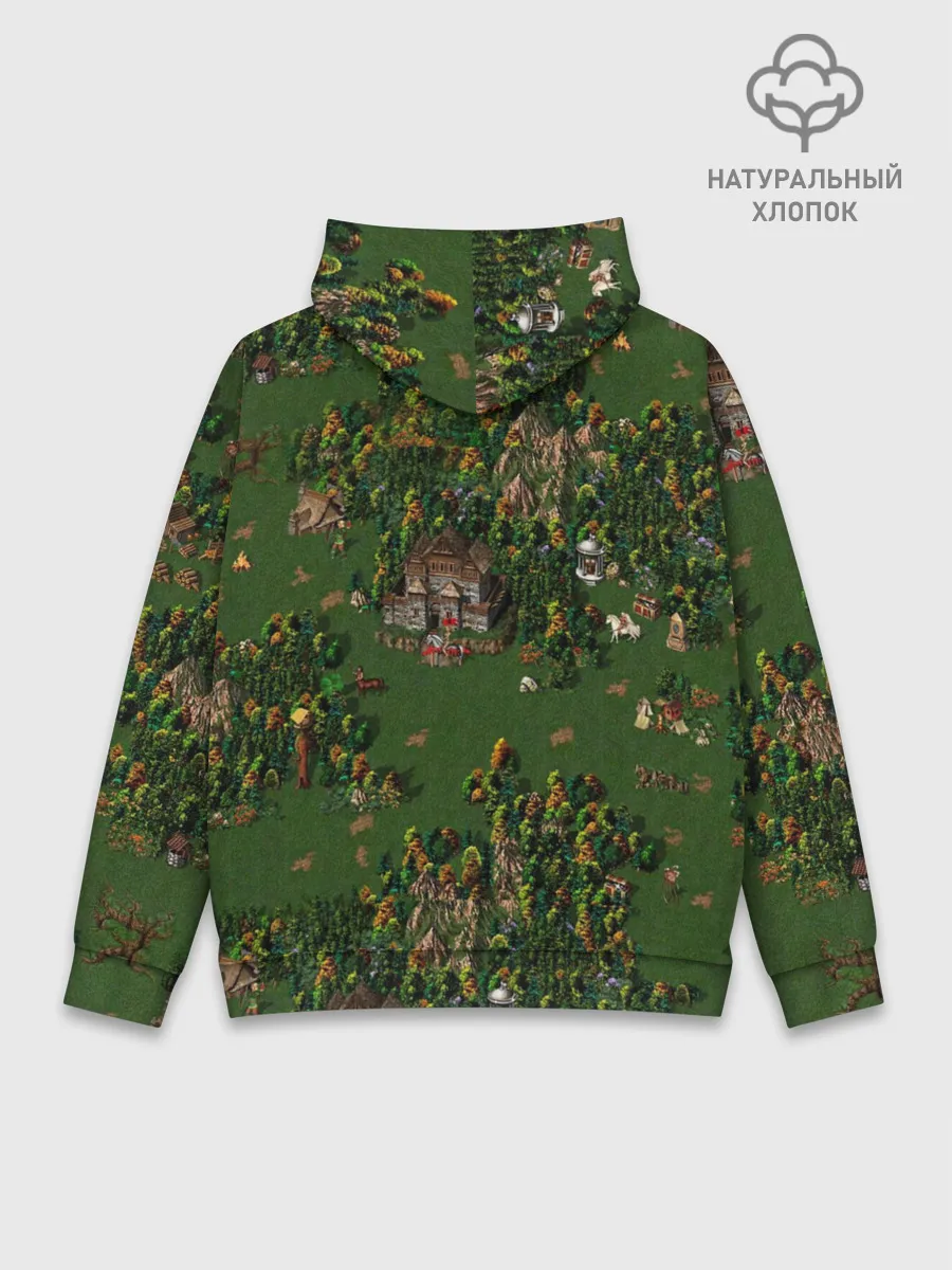 Худи мужской база хлопок / Герои