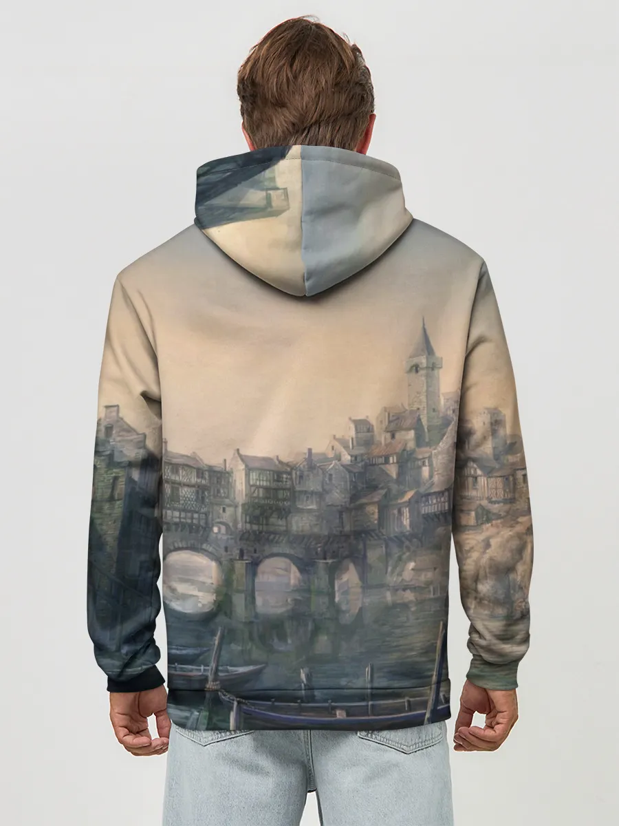 Худи мужской база хлопок / The Witcher 3: Wild Hunt