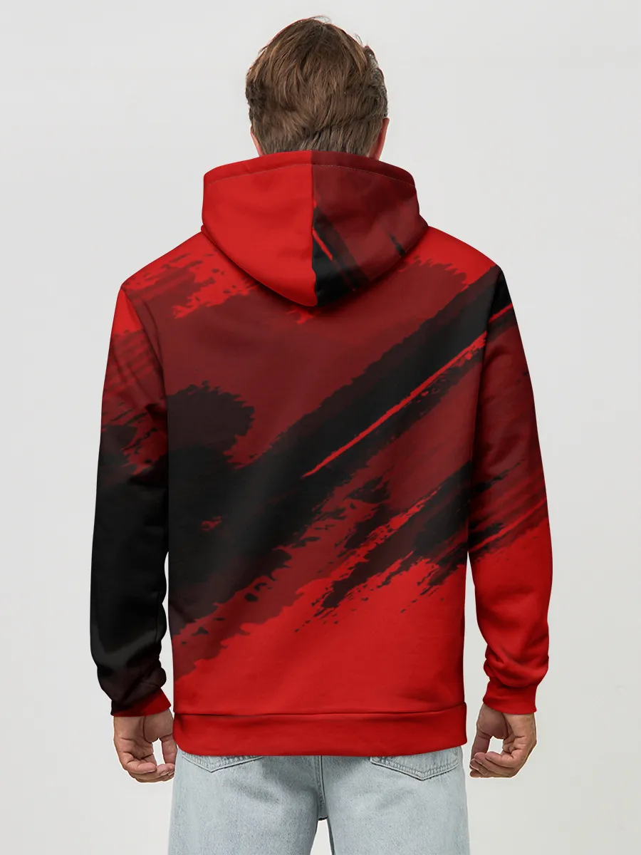 Худи мужской база хлопок / JUVENTUS SPORT RED