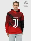 Худи мужской база хлопок / JUVENTUS SPORT RED