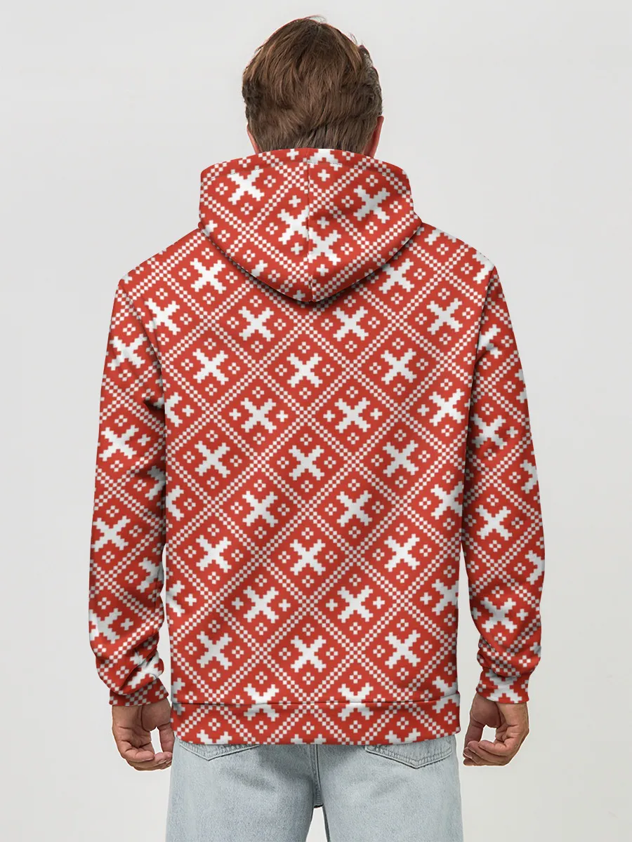 Худи мужской база хлопок / узоры