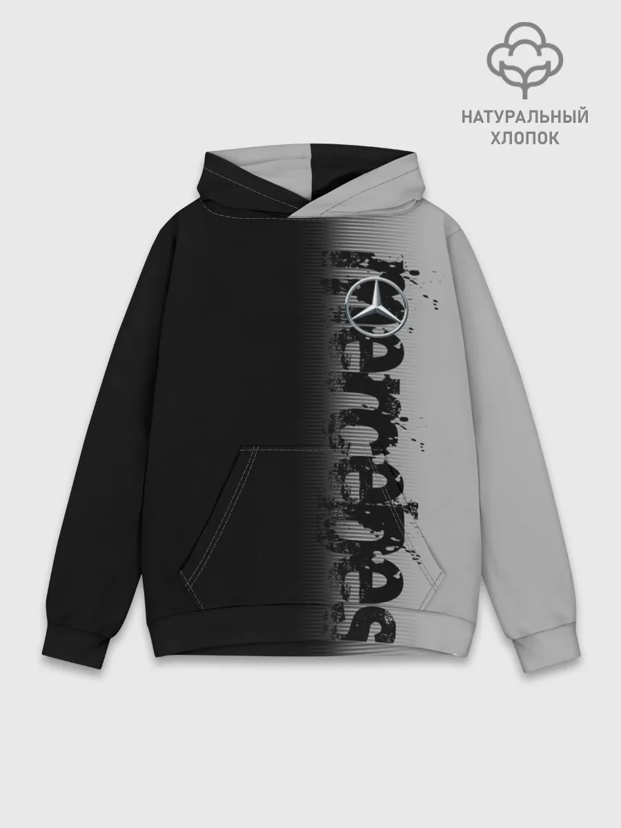 Худи мужской база хлопок / MERCEDES BENZ SPORT