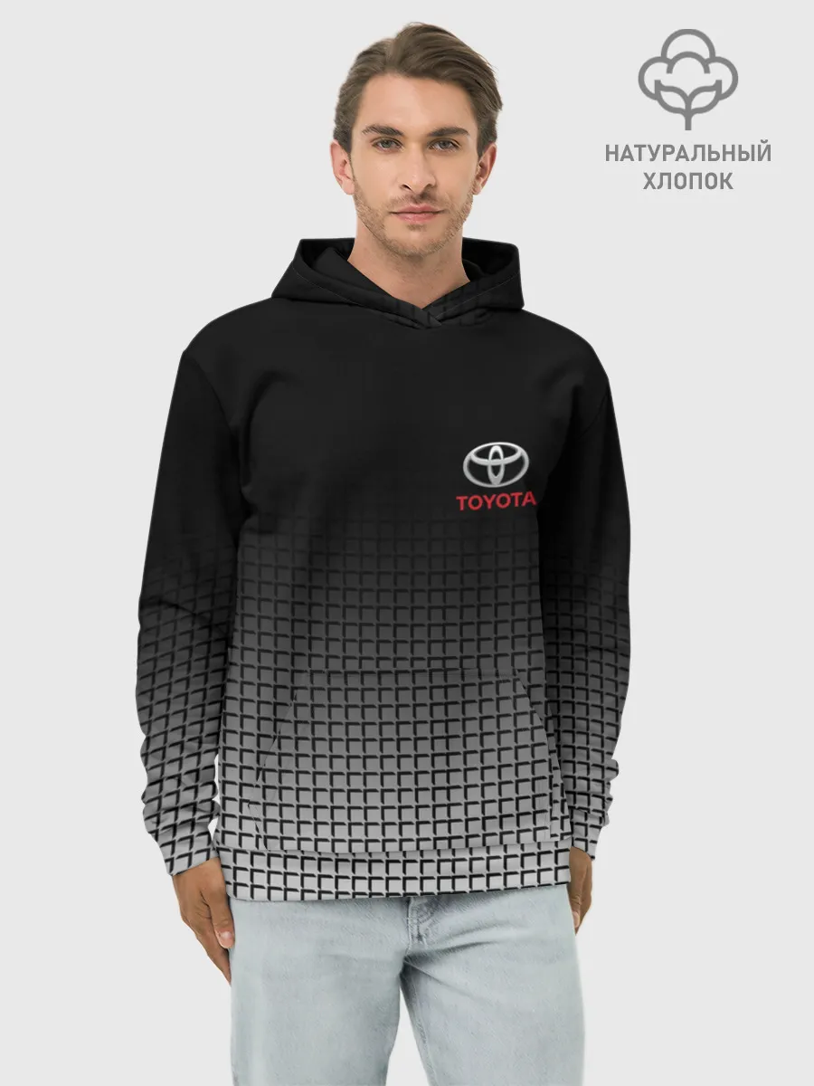 Худи мужской база хлопок / TOYOTA | ТОЙОТА