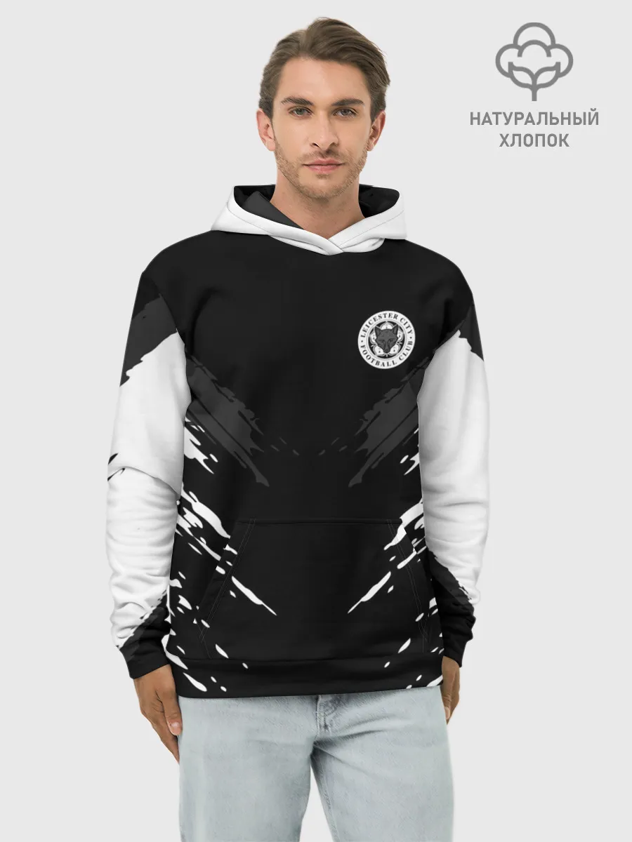 Худи мужской база хлопок / LEICESTER CITY 2018 SPORT