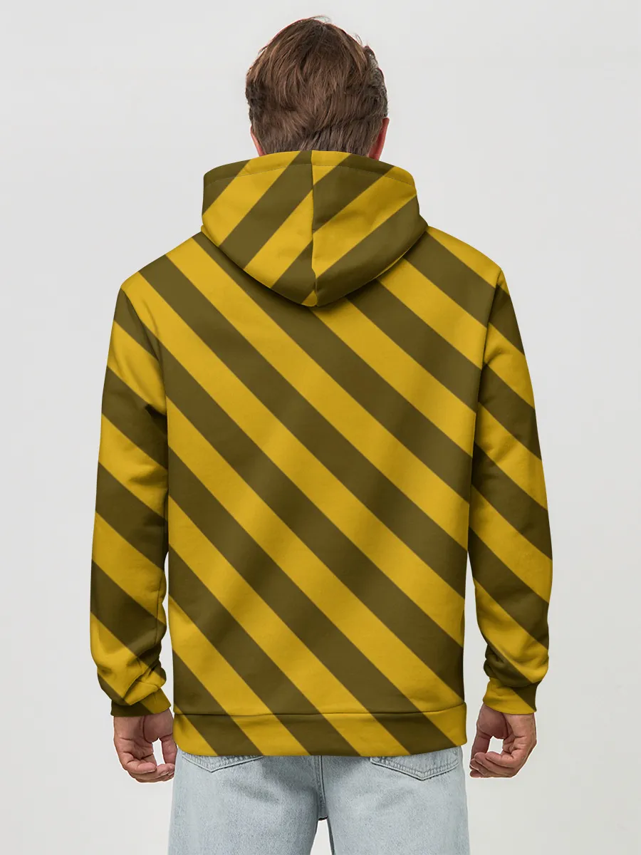 Худи мужской база хлопок / Полосы