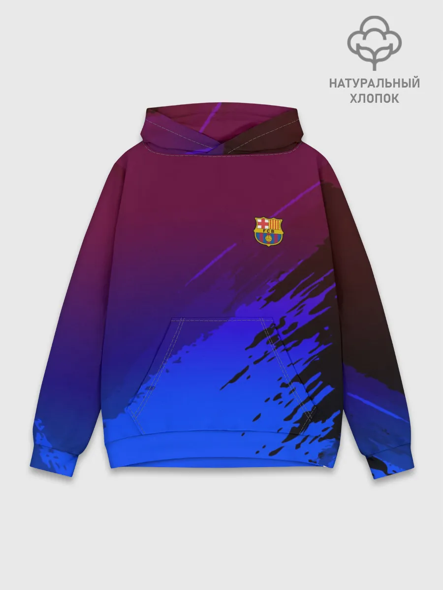 Худи мужской база хлопок / FC Barcelona SPORT