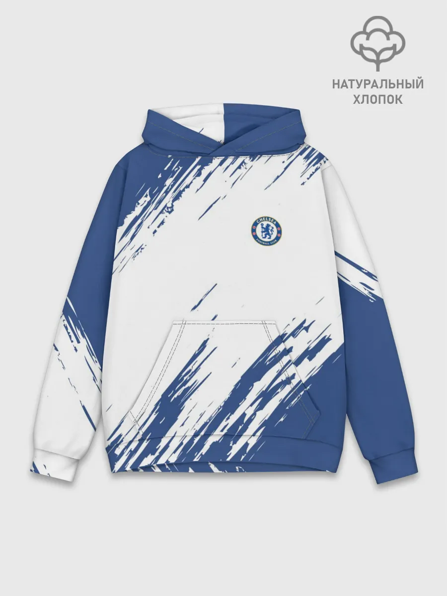 Худи мужской база хлопок / CHELSEA UNIFORM | ФОРМА ЧЕЛСИ