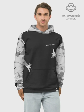 Худи мужской база хлопок / AMG SPORT