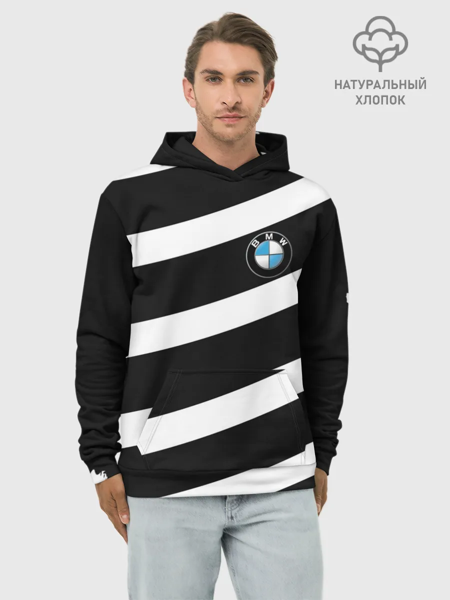 Худи мужской база хлопок / BMW SPORT