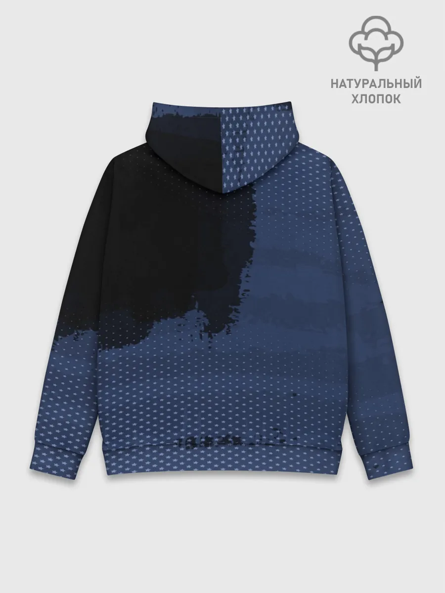 Худи мужской база хлопок / Russia Sport 2018