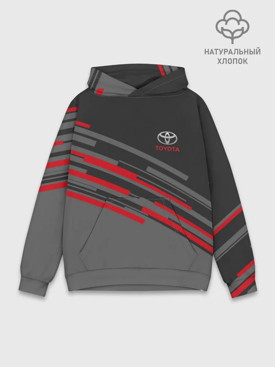 Худи мужской база хлопок / TOYOTA | ТОЙОТА