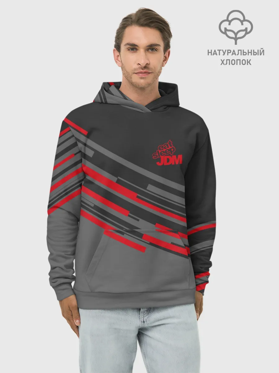 Худи мужской база хлопок / JDM SPORT