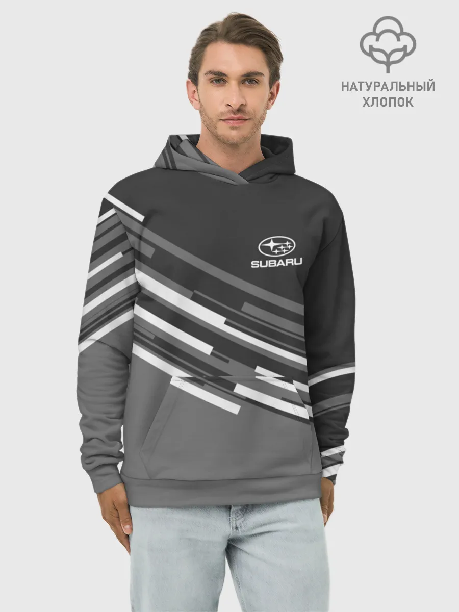 Худи мужской база хлопок / SUBARU SPORT