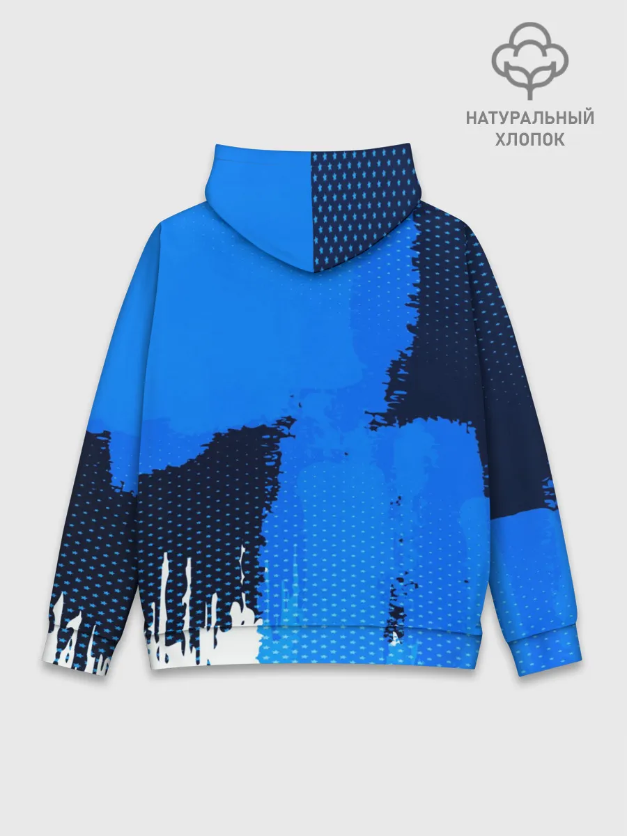 Худи мужской база хлопок / Russia Sport