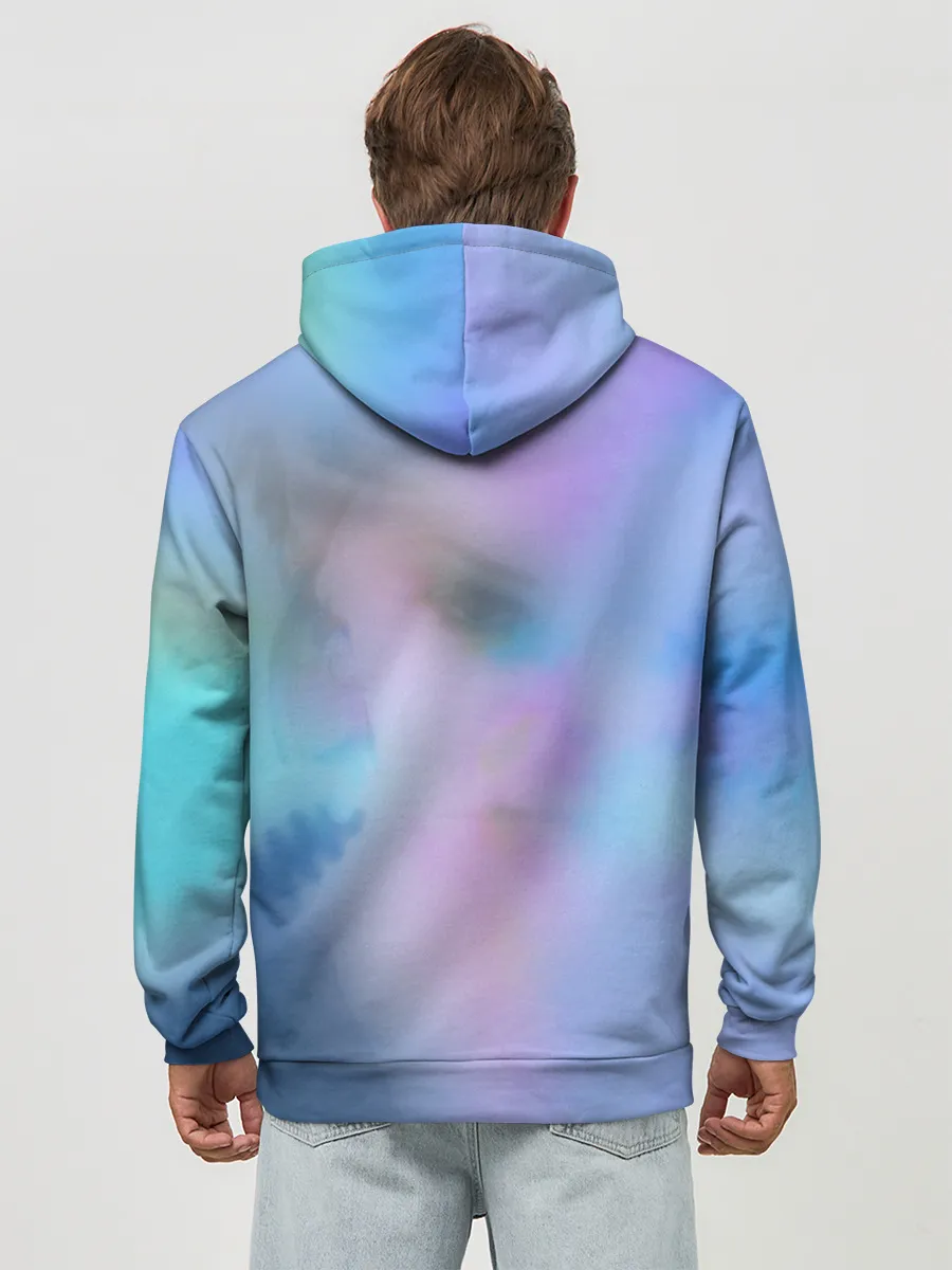 Худи мужской база хлопок / Саша Грей. Абстракция