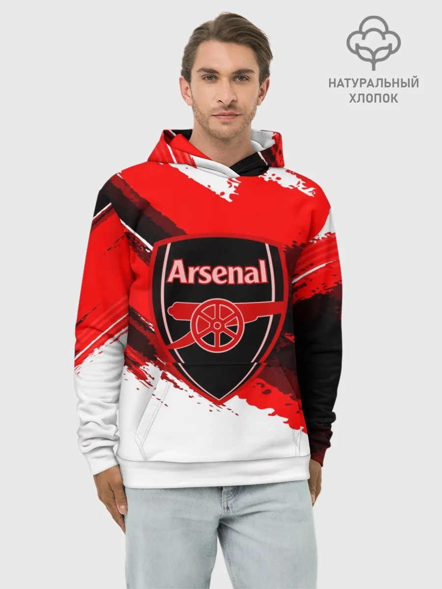 Худи мужской база хлопок / ARSENAL SPORT STYLE