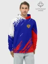 Худи мужской база хлопок / RUSSIA SPORT / РОССИЯ СПОРТ