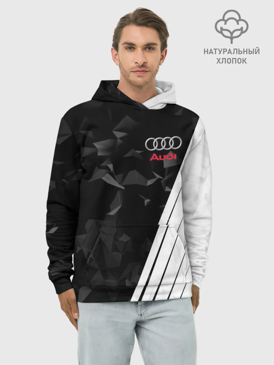 Худи мужской база хлопок / AUDI SPORT