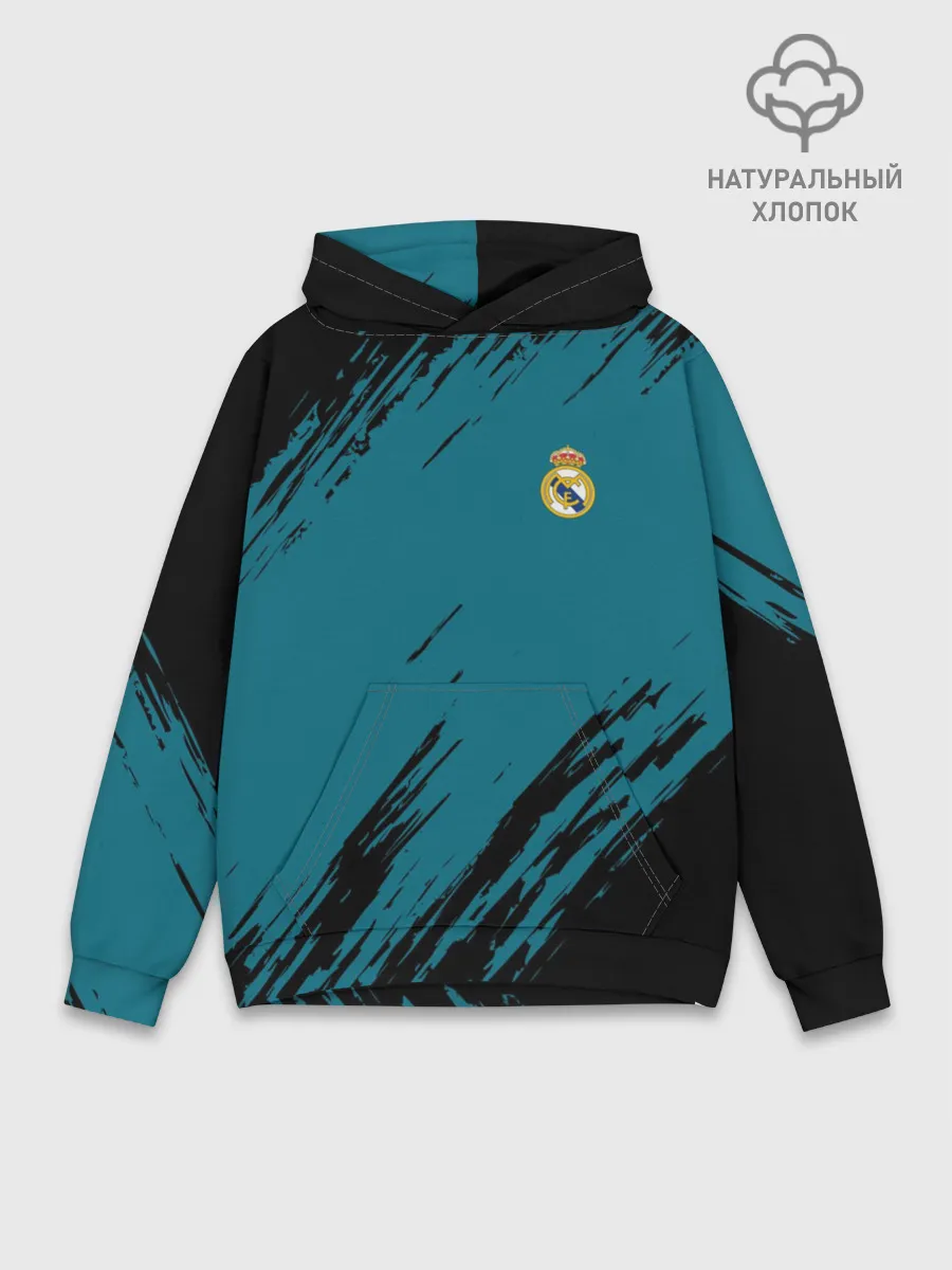 Худи мужской база хлопок / Real Madrid 2018 Original