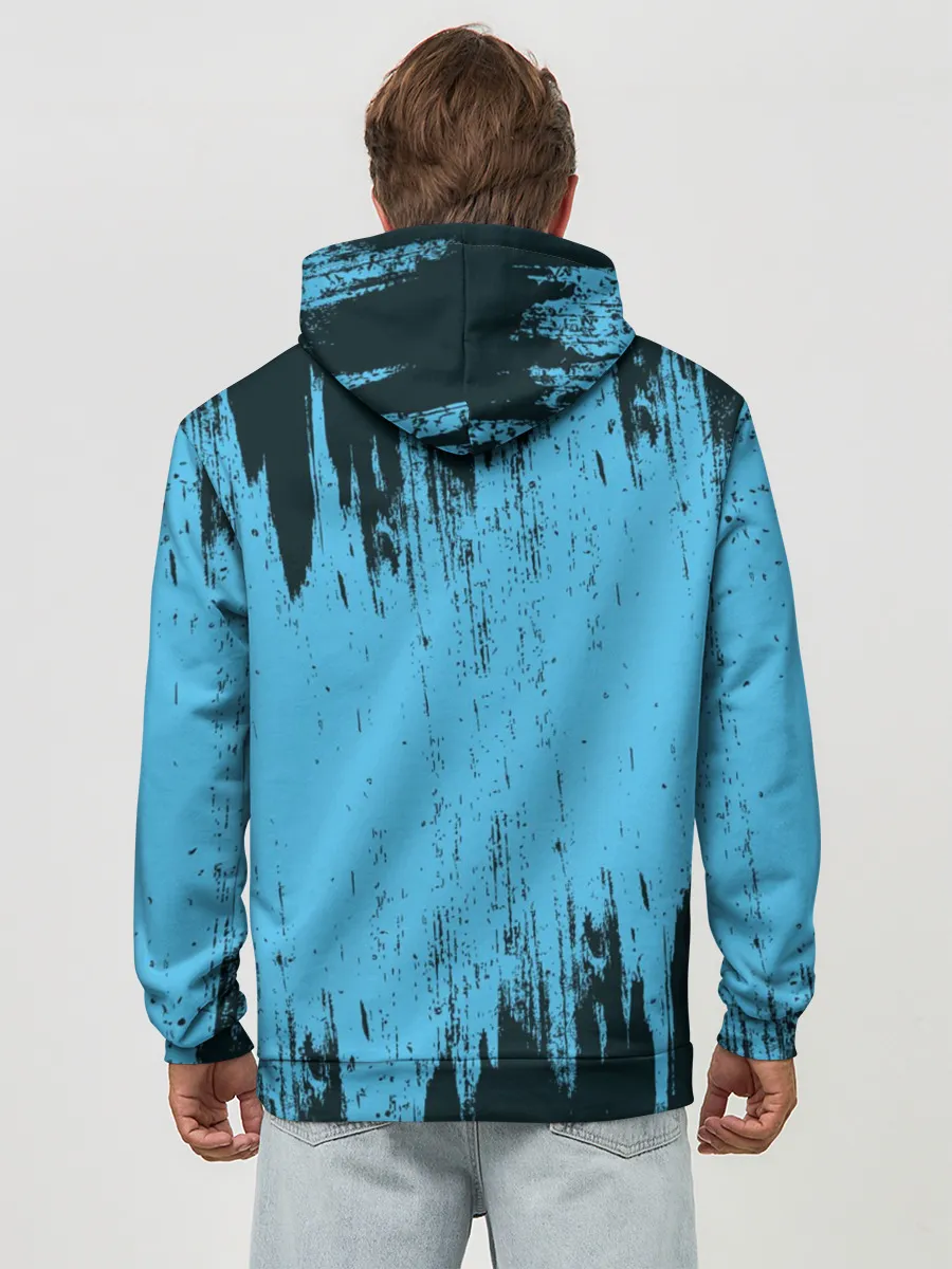 Худи мужской база хлопок / Манчестер Сити