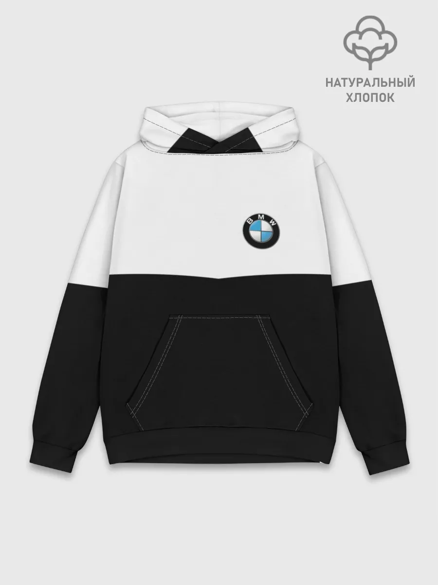 Худи мужской база хлопок / BMW SPORT