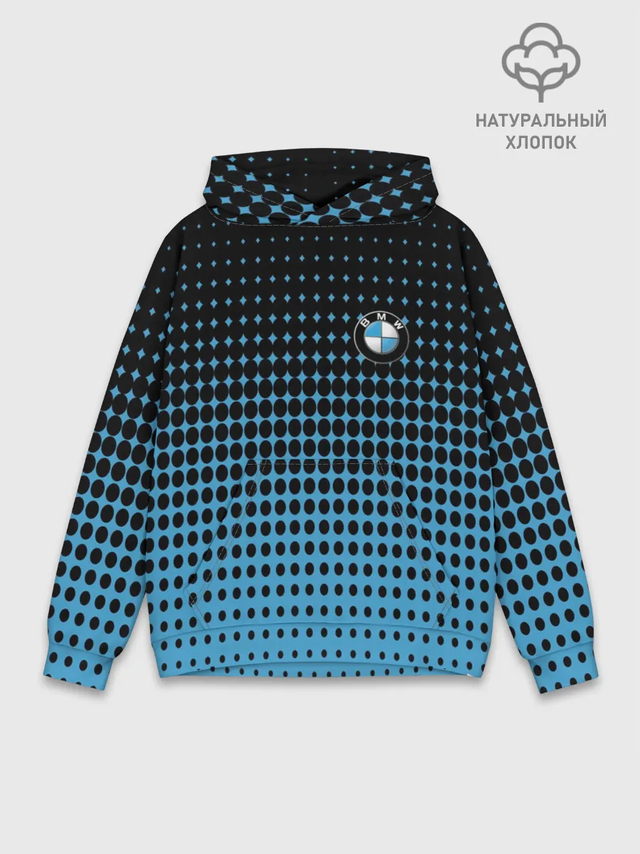 Худи мужской база хлопок / BMW SPORT