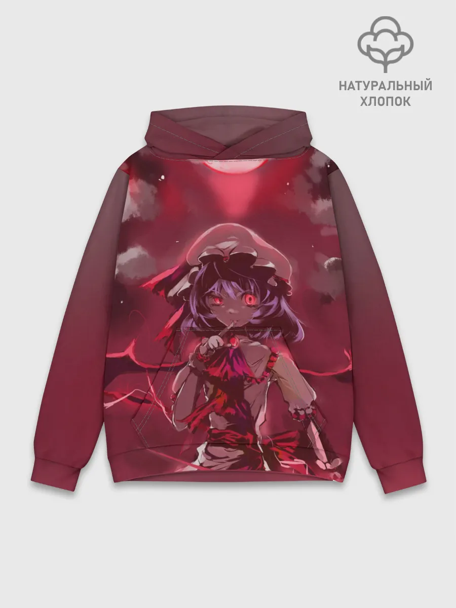 Худи мужской база хлопок / Red Touhou