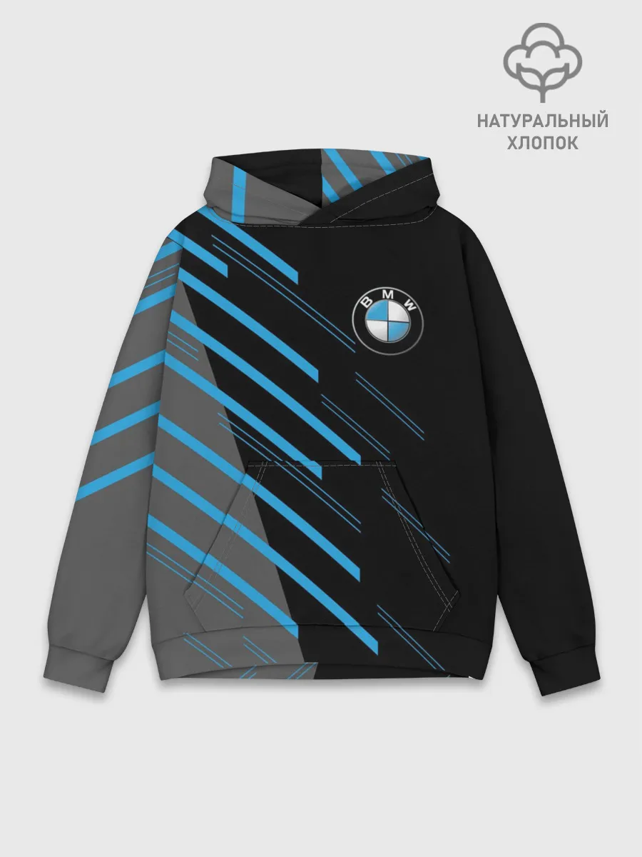 Худи мужской база хлопок / BMW SPORT