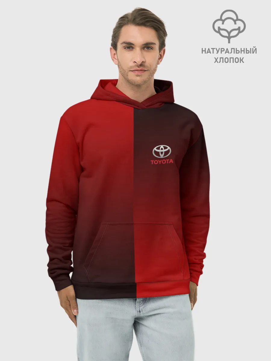 Худи мужской база хлопок / TOYOTA SPORT