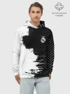 Худи мужской база хлопок / Real Madrid uniform black 2018