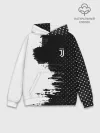 Худи мужской база хлопок / Juventus uniform black 2018
