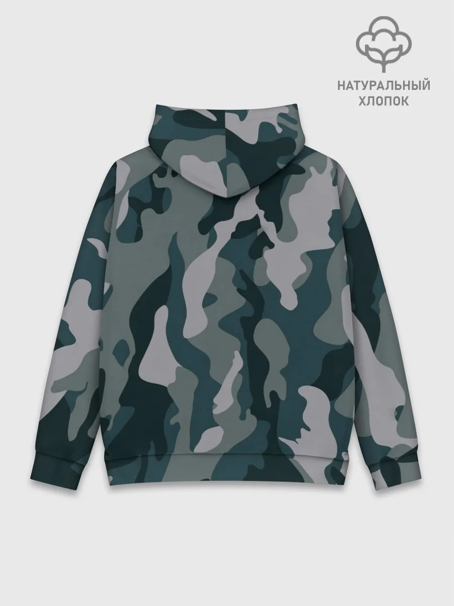 Худи мужской база хлопок / камуфляж