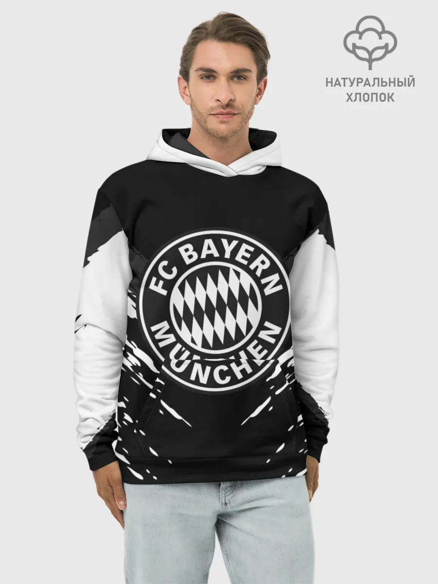 Худи мужской база хлопок / BAYERN MUNCHEN SPORT